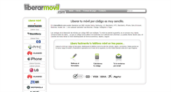 Desktop Screenshot of liberarmovil.com
